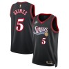 Camiseta Hombre Philadelphia 76ers Quentin Grimes 2025-26 Nike Classic Edition Negro Swingman Camiseta Hombre Philadelphia 76ers Quentin Grimes 2025-26 Nike Classic Edition Negro Swingman